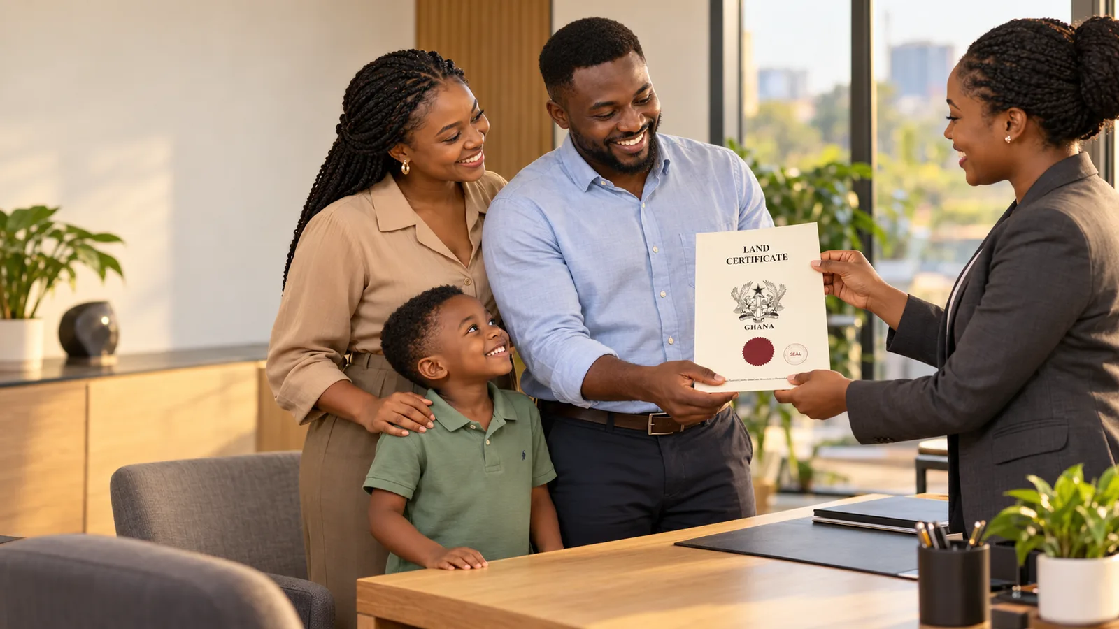 Certificate Handover Day at Greater Accra — Goldenlet Estate Ghana